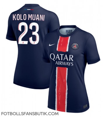 Paris Saint-Germain Randal Kolo Muani #23 Replika Hemmatröja Damer 2024-25 Kortärmad